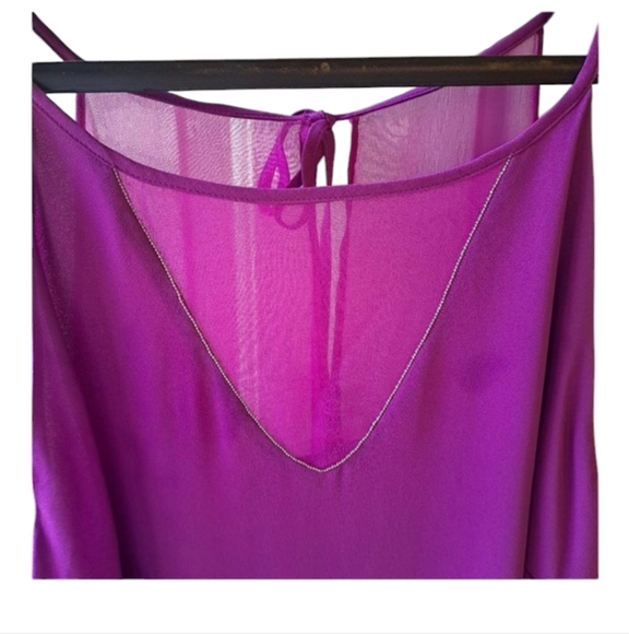 NWT WHITE HOUSE BLACK MARKET SIZE LARGE  BLOUSE - Picture 2 of 5